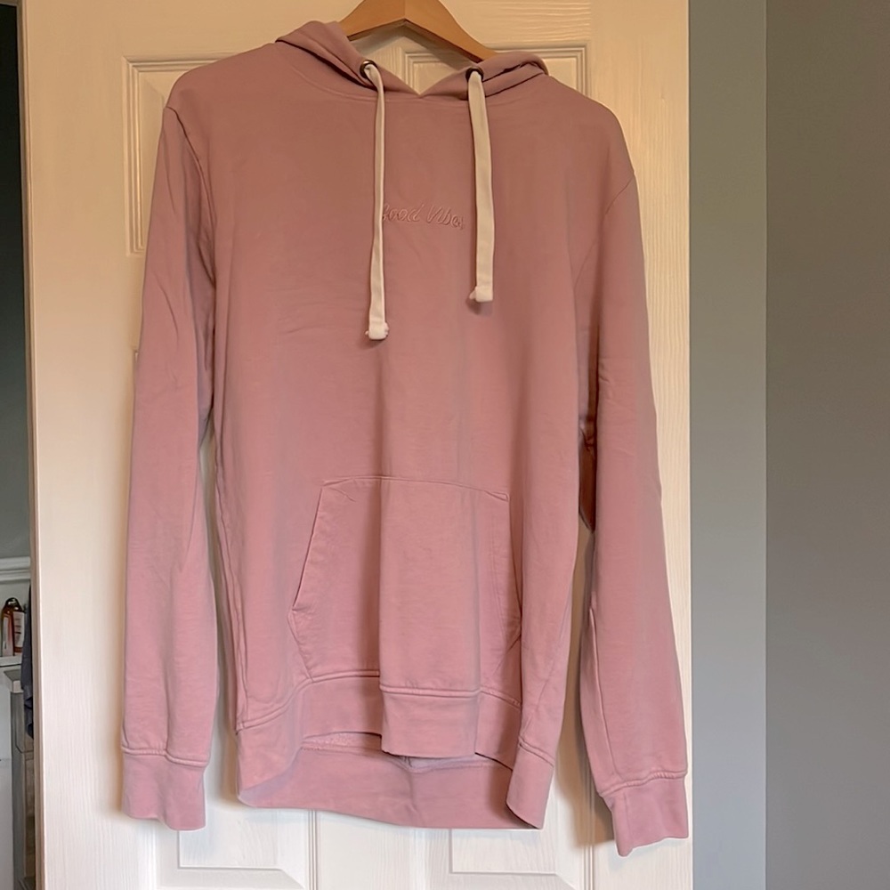 Men’s XL Sweatshirt Hoodie. Good Vibes.